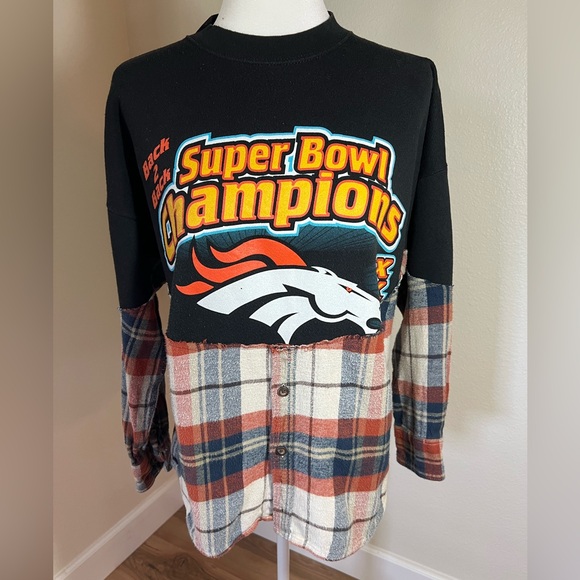 Iamkoko.la Denver Broncos Super Bowl Champions Sweatshirt 1-of-a-kind vintage - Picture 2 of 11